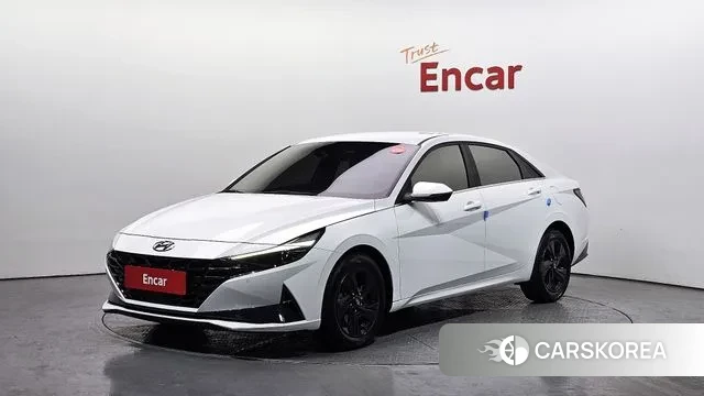 Hyundai Avante (CN7) 2020 Белый из Кореи
