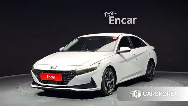 Hyundai Avante (CN7) 2021 Белый из Кореи