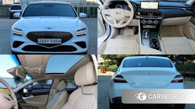 Genesis The New G70 2022 Белый из Кореи