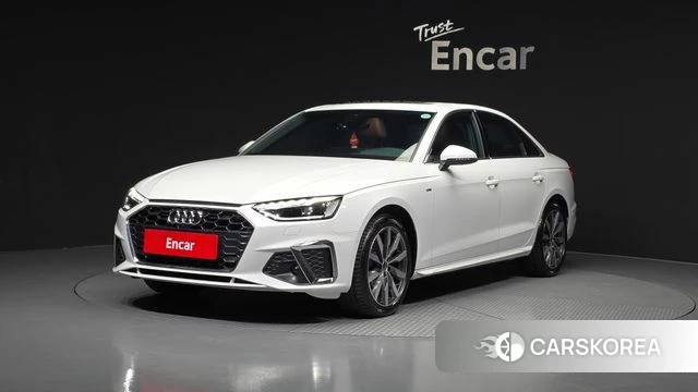 Audi A4 (B9) 2023 Белый из Кореи