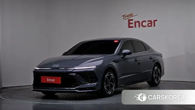 Hyundai Sonata D Edge (DN8) 2024 Небесно-голубой из Кореи