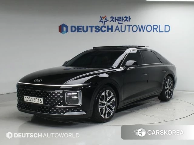 Hyundai Grandeur (GN7) 2023 Черный из Кореи