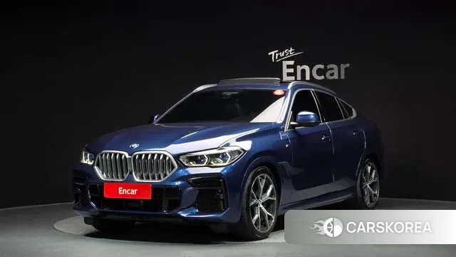 BMW X6 (G06) 2022 Синий из Кореи