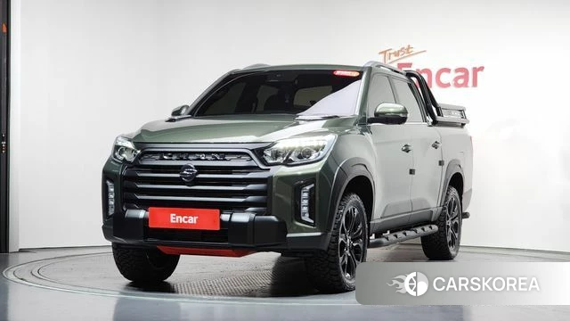 Ssangyong The New Rexton Sports Cannes 2022 Темно-зеленый из Кореи