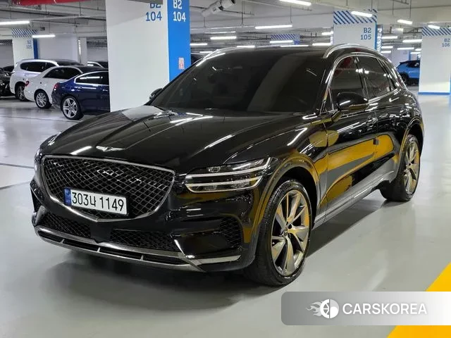 Genesis GV70 2022 Черный из Кореи
