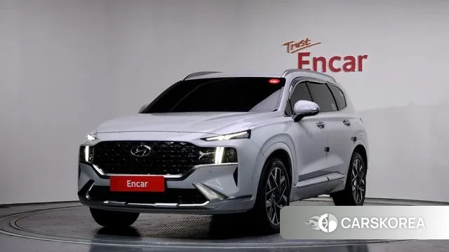 Hyundai The New Santa Fe 2021 Белый из Кореи