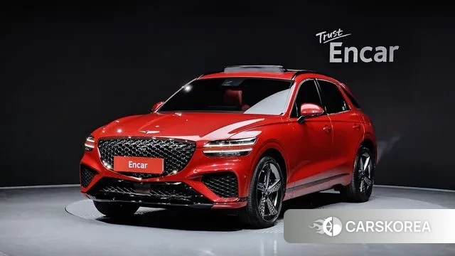 Genesis GV70 2021 Красный из Кореи