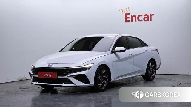 Hyundai The New Avante Hybrid (CN7) 2023 Белый из Кореи