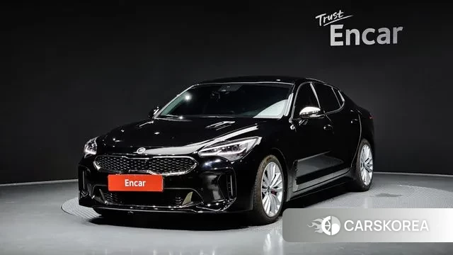 Kia Stinger 2018 Черный из Кореи