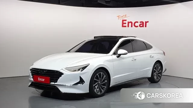 Hyundai Sonata (DN8) 2019 Белый из Кореи