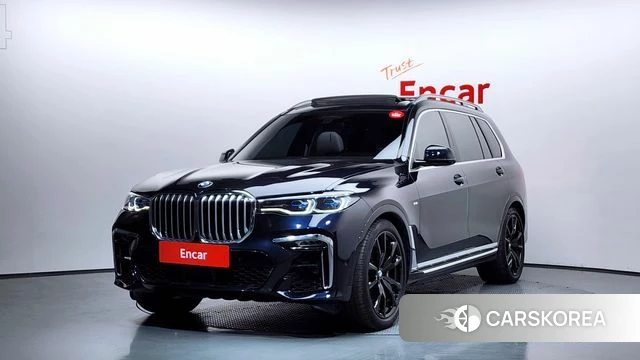 BMW X7 (G07) 2020 Черный из Кореи