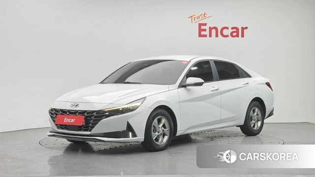 Hyundai Avante (CN7) 2022 Белый из Кореи