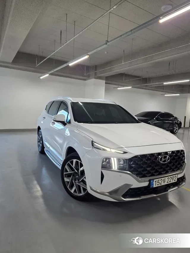 Hyundai The New Santa Fe 2022 Белый из Кореи