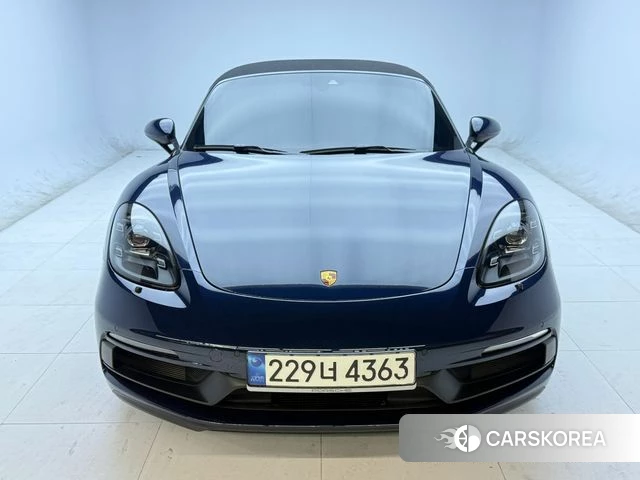 Porsche 718 Boxster 2021 Синий из Кореи