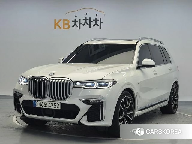BMW X7 (G07) 2021 Белый из Кореи