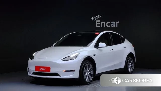 Tesla Model Y 2022 Белый из Кореи