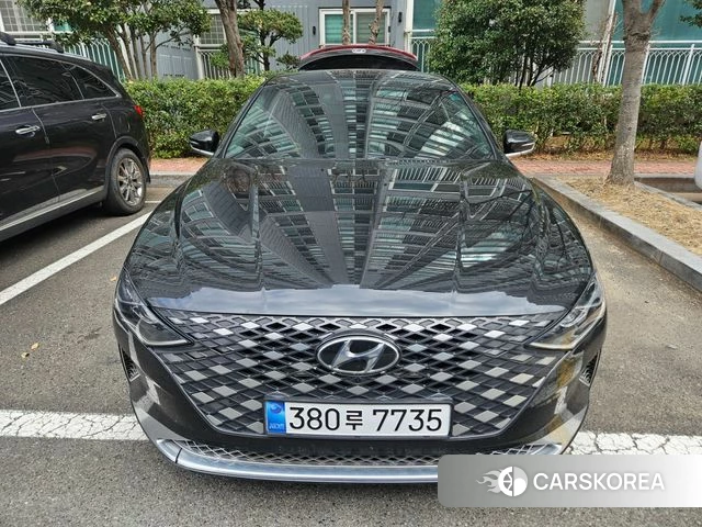 Hyundai The New Grandeur IG Hybrid 2021 Черный из Кореи