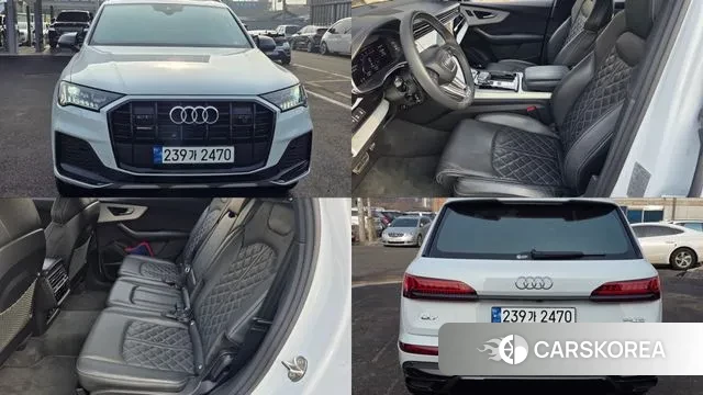 Audi Q7 (4M) 2023 Белый из Кореи