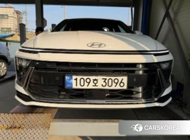 Hyundai Sonata D Edge (DN8) 2023 Белый из Кореи