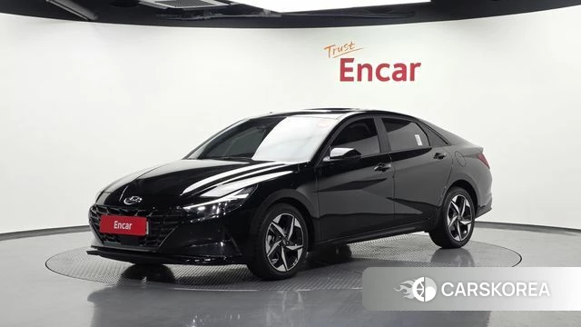 Hyundai Avante (CN7) 2023 Черный из Кореи