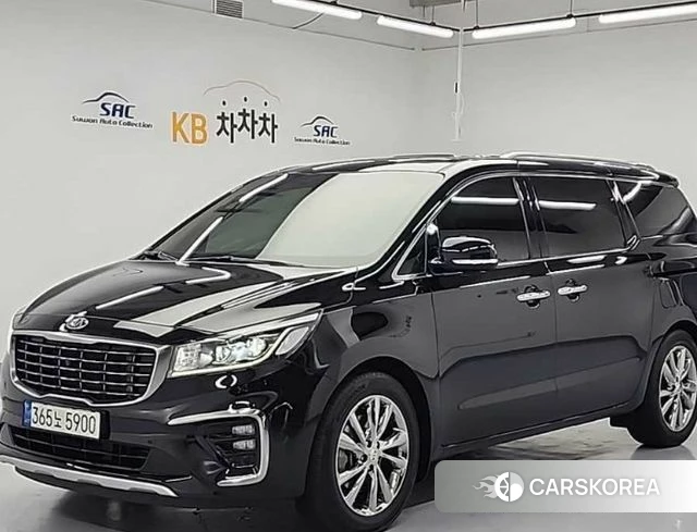 Kia The New Carnival 2018 Черный из Кореи