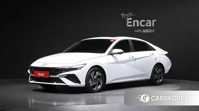 Hyundai The New Avante Hybrid (CN7) 2025 Белый из Кореи