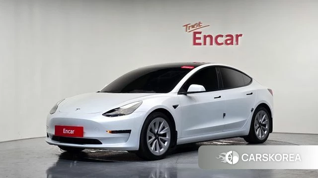 Tesla Model 3 2022 Белый из Кореи