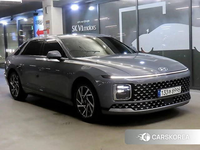 Hyundai Grandeur Hybrid (GN7) 2023 Серебристо-серый из Кореи