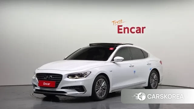 Hyundai Grandeur IG Hybrid 2019 Белый из Кореи
