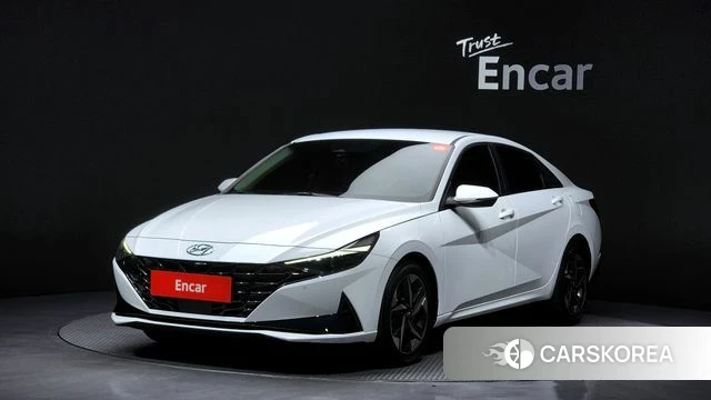 Hyundai Avante (CN7) 2020 Белый из Кореи