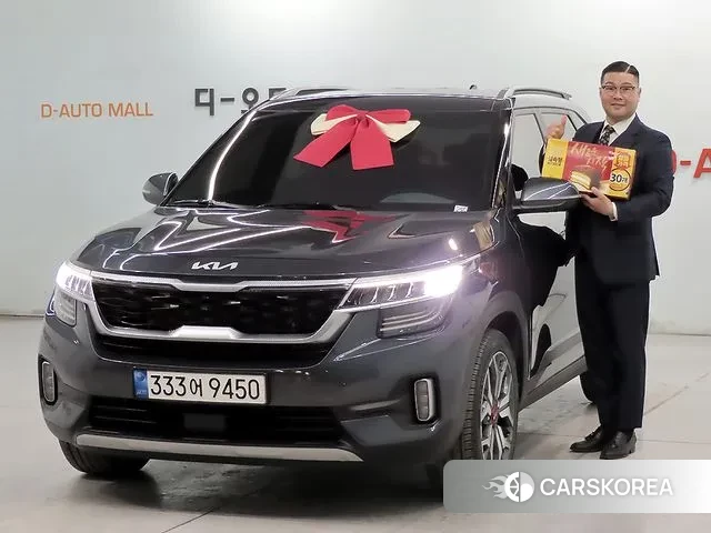 Kia Seltos 2021 Серый из Кореи