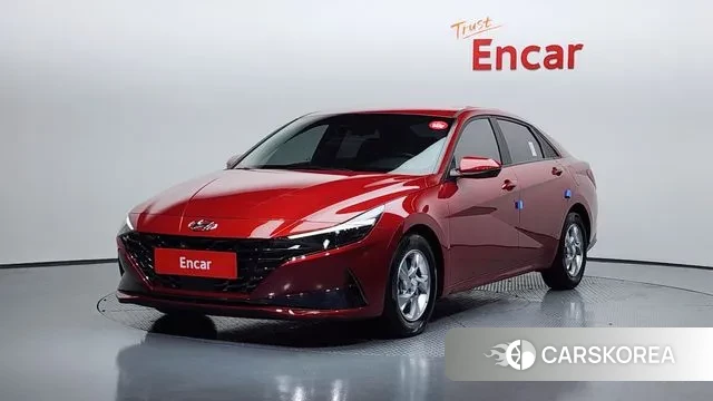 Hyundai Avante (CN7) 2020 Красный из Кореи