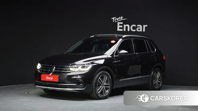 Volkswagen Tiguan second Generation 2024 Черный из Кореи