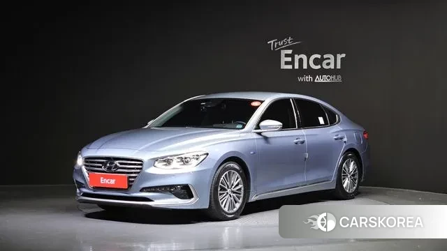 Hyundai Grandeur IG Hybrid 2018 Синий из Кореи