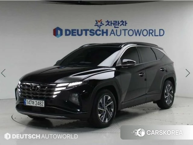 Hyundai Tucson Hybrid (NX4) 2020 Черный из Кореи