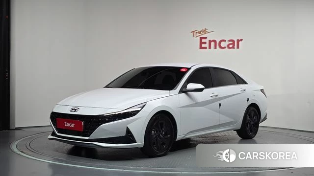 Hyundai Avante (CN7) 2022 Белый из Кореи