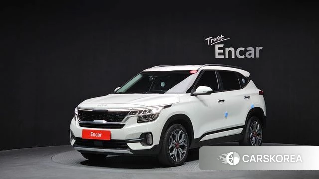 Kia Seltos 2022 Белый из Кореи