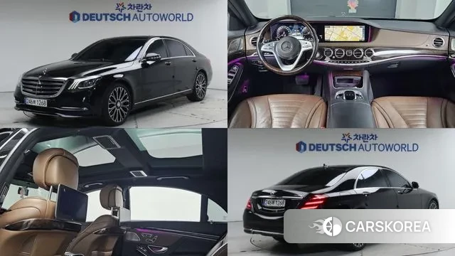 Mercedes-Benz S-Class W222 2020 Черный из Кореи