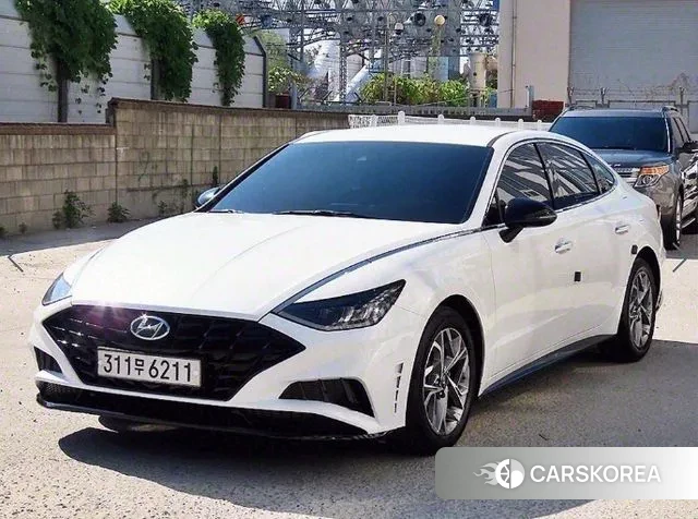 Hyundai Sonata (DN8) 2020 Белый из Кореи