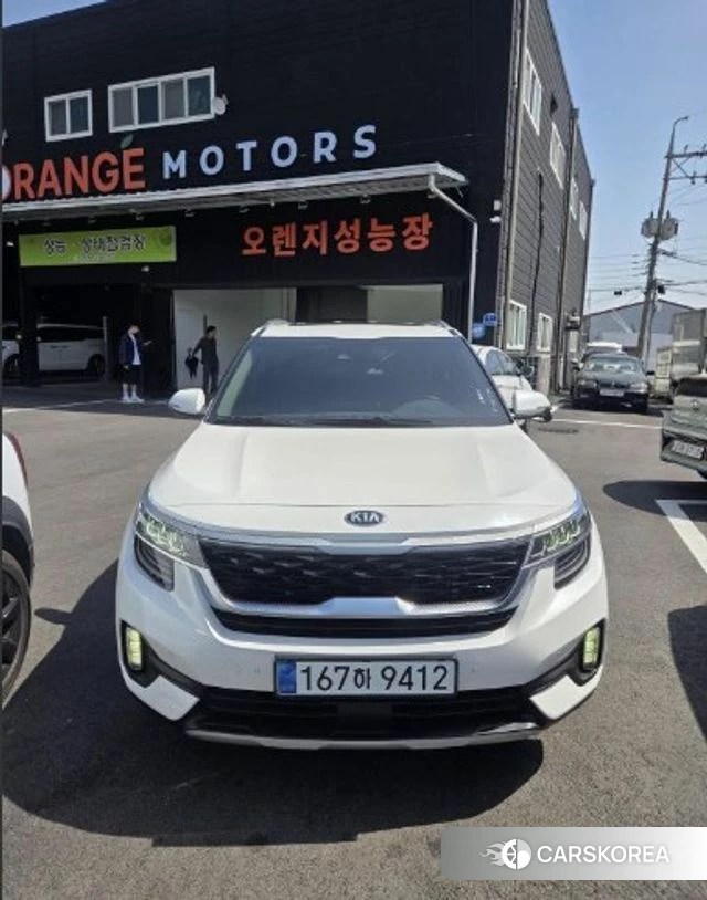 Kia Seltos 2021 Белый из Кореи
