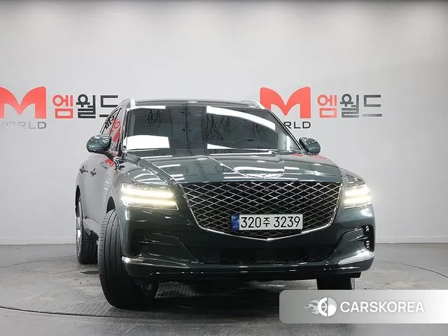 Genesis GV80 2021 Темно-зеленый из Кореи