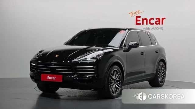 Porsche Cayenne (PO536) 2022 Черный из Кореи