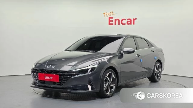 Hyundai Avante Hybrid (CN7) 2021 Серый из Кореи