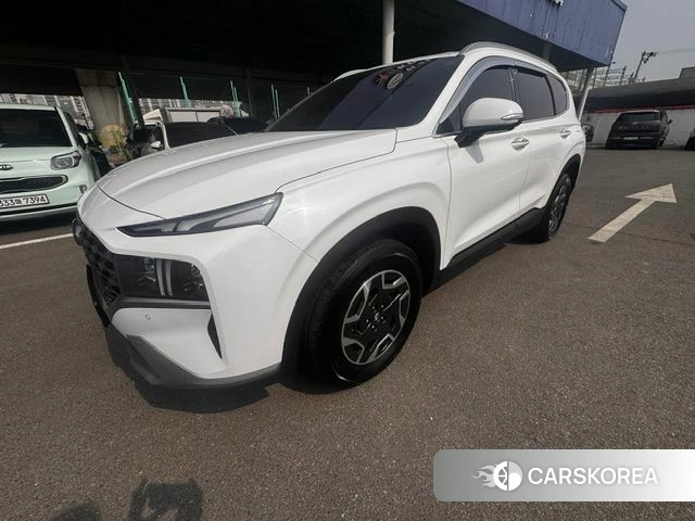 Hyundai The New Santa Fe 2023 Белый из Кореи