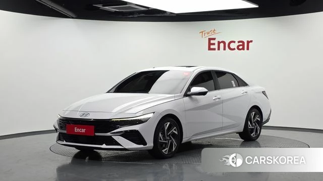 Hyundai The New Avante Hybrid (CN7) 2023 Белый из Кореи