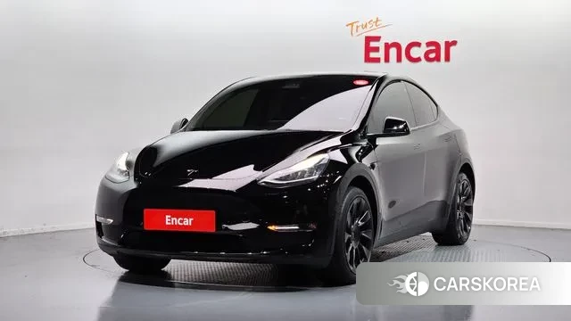 Tesla Model Y 2022 Черный из Кореи