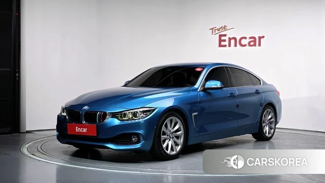 BMW 4 Series (F32) 2019 Синий из Кореи