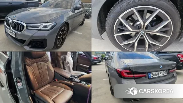 BMW 5 Series (G30) 2022 Серый из Кореи