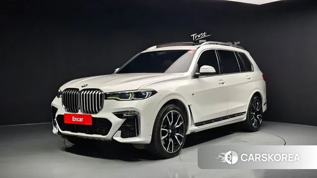 BMW X7 (G07) 2021 Белый из Кореи
