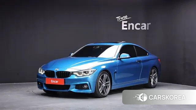 BMW 4 Series (F32) 2018 Синий из Кореи